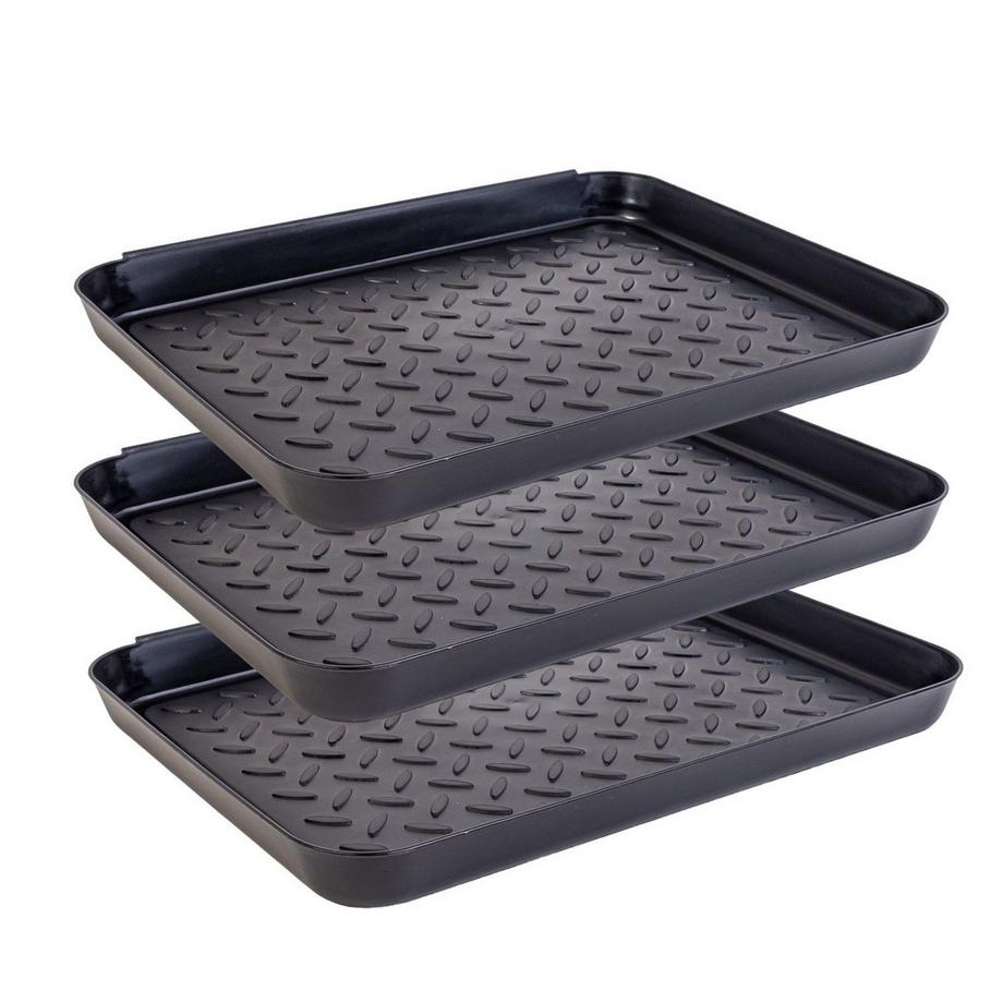 Intirilife porte-chaussures 3 pièces en plastique