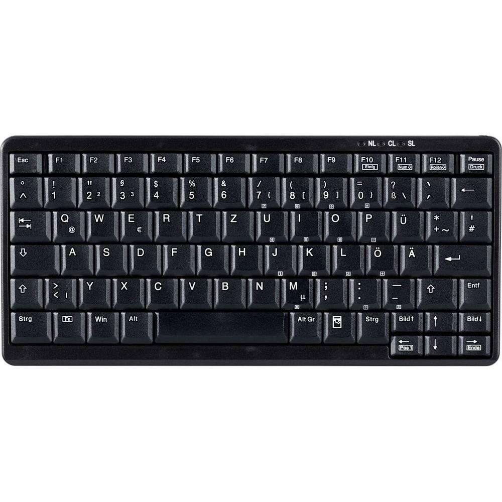 Active Key  Tastatur AK-4100 CH-Layout Schwarz 