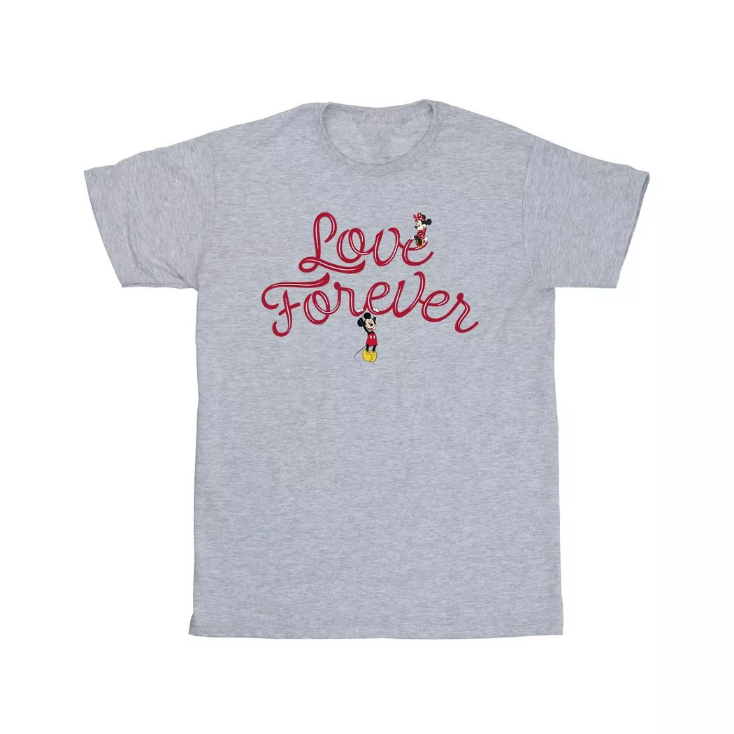Disney - Love Forever TShirt, für Herren, Grau, Größe 4XL