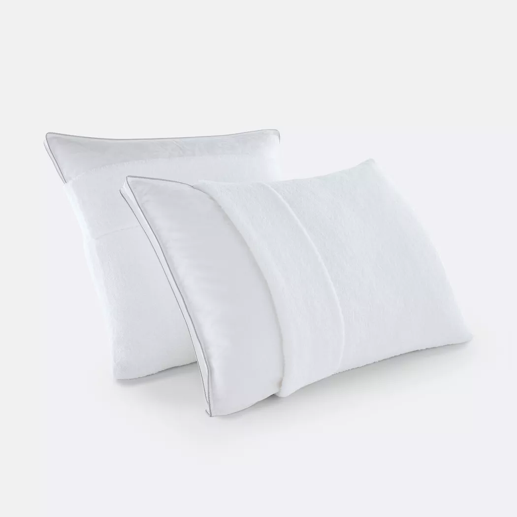La Redoute Intérieurs - Frottee-Kopfkissenschutz aus 100 % Baumwolle, 65x65cm, Weiss