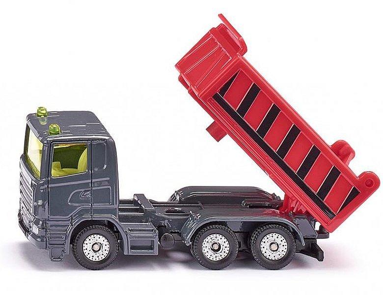 Image of 1685, LKW mit Kippmulde und Kippanhänger, 1:87, Metall/Kunststoff, Grau/Rot, Kippbare Mulden mit öffenbaren Klappen