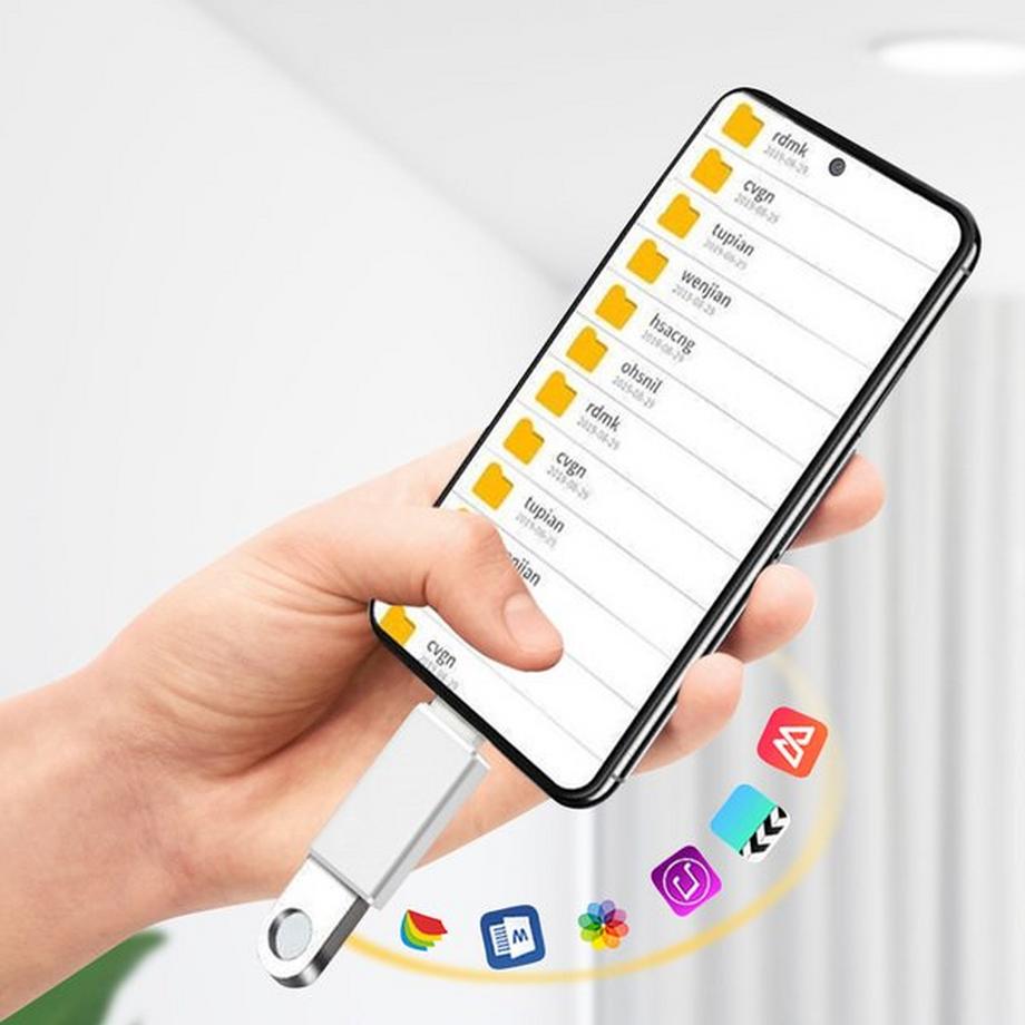 Avizar  USB / USB-C OTG-Adapter Silber 