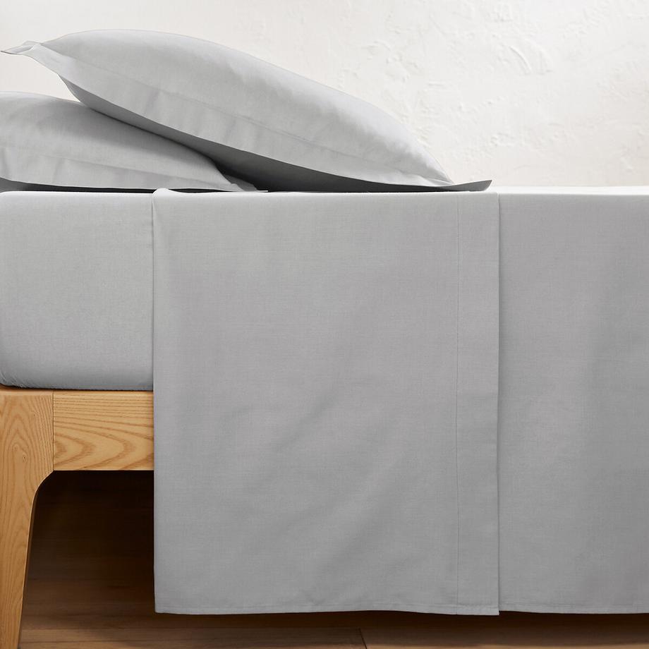 Drap plat en coton