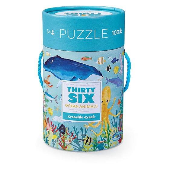 Image of Puzzle 100tlg: 36 Meerestiere