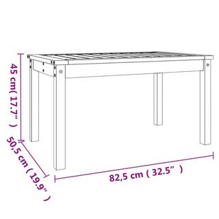 VidaXL tavolo da giardino Legno di douglas  