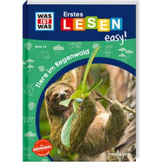 WAS IST WAS Erstes Lesen easy! Band 18. Tiere im Regenwald Meierjürgen, Sonja; Gerstner, Marie (Illustrationen) Couverture rigide 