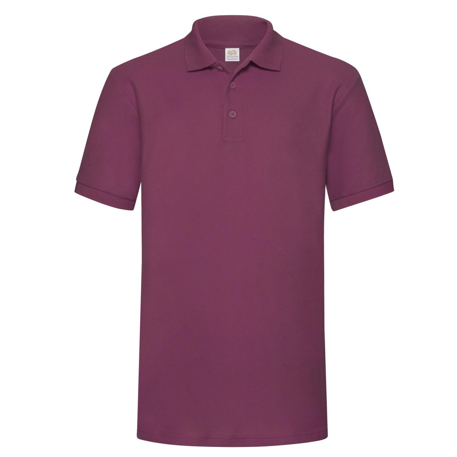 Image of 6535 Poloshirt Herren Weinrot M