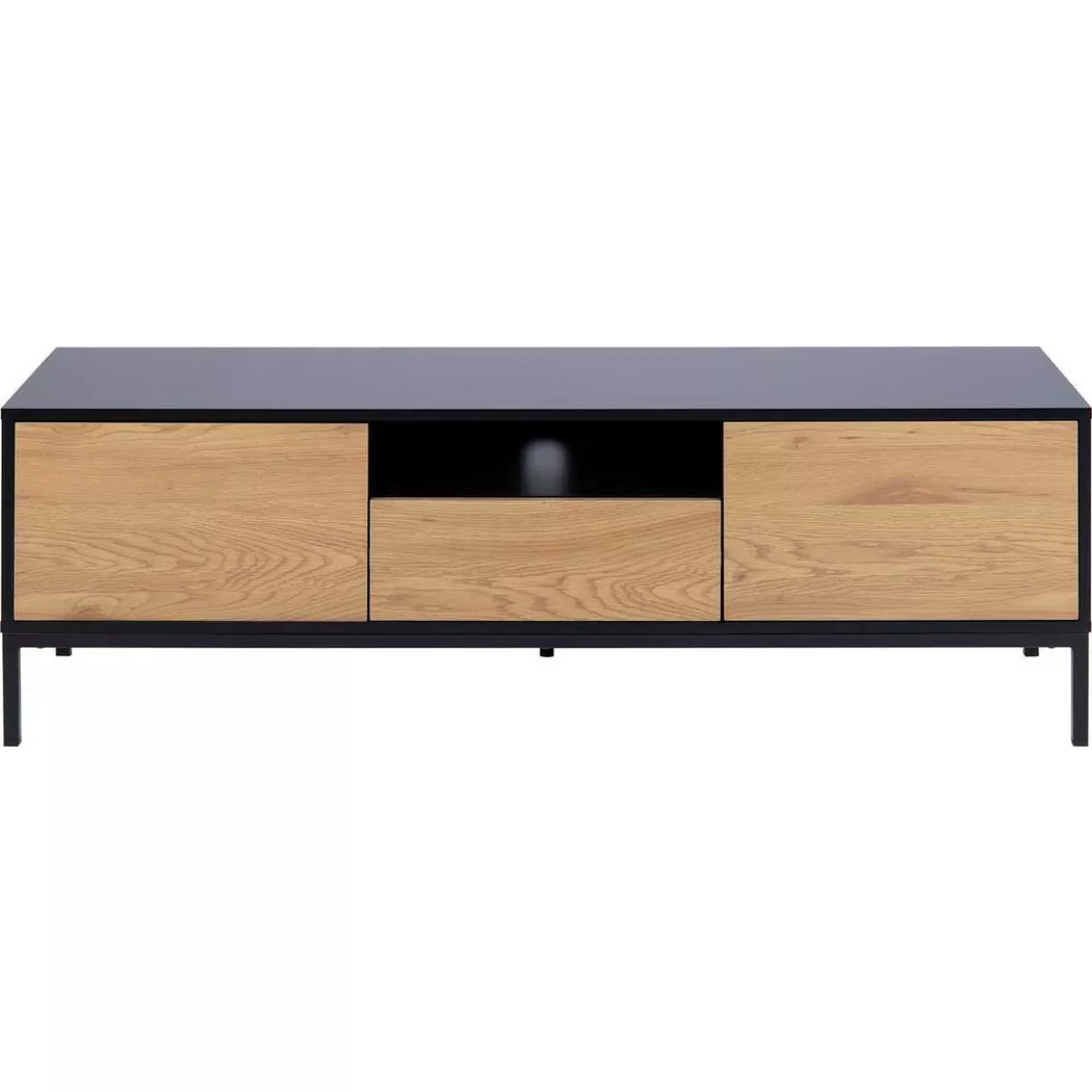 mutoni - TV Möbel Multiple Bronx Eiche, One Size, Schwarz