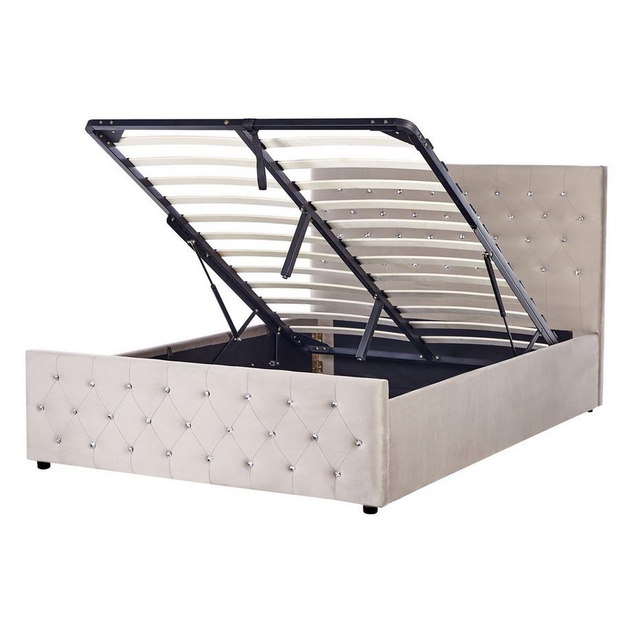 Lit ottoman en Velours  AMIENS