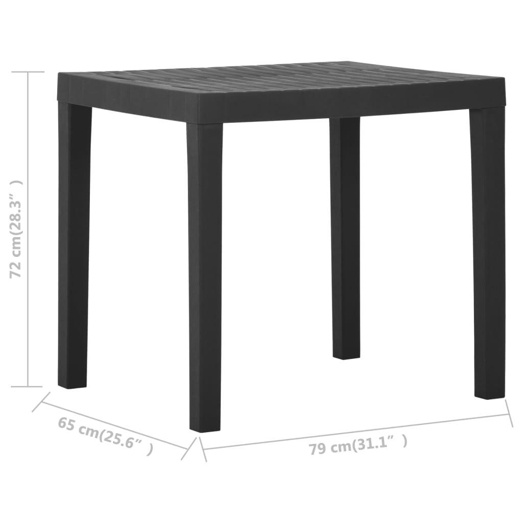 VidaXL Table de jardin  