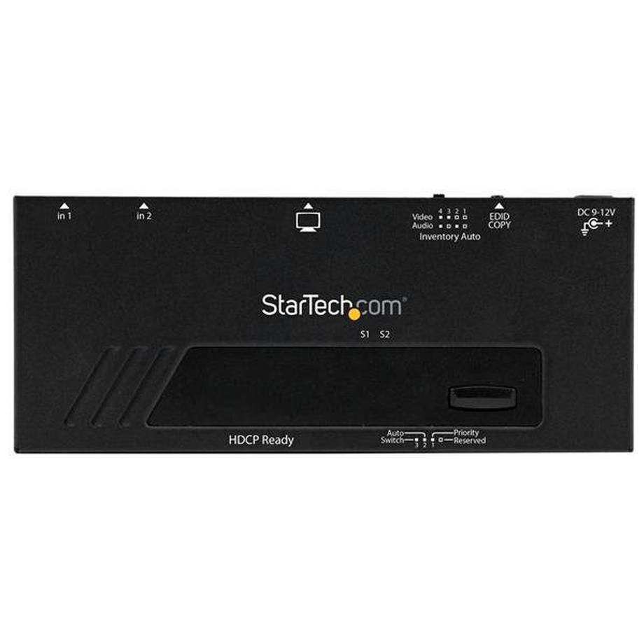 STARTECH.COM  StarTech.com 2 Port HMDI Switch  Verteiler - Automatische Umschaltung mit IR-Fernbedienung - 1080p 
