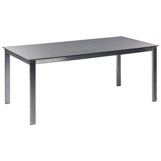 Beliani Set da pranzo per giardino con sedie en Vetro temperato Classico COSOLETO/GROSSETO  