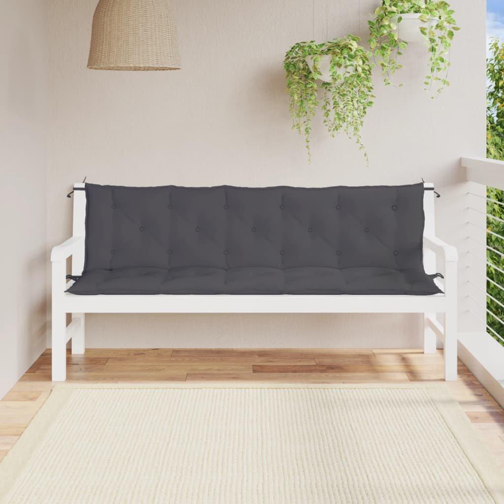 VidaXL Coussin de banc de jardin tissu  