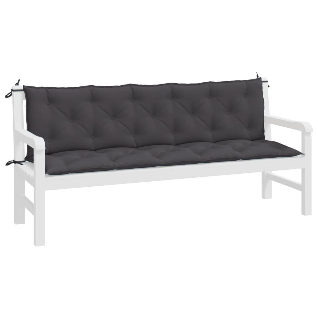 VidaXL Coussin de banc de jardin tissu  