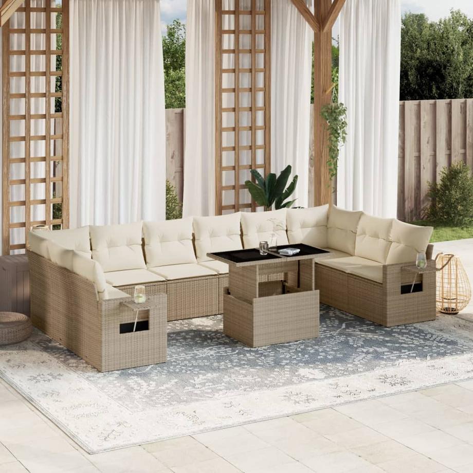 VidaXL Garten sofagarnitur poly-rattan  