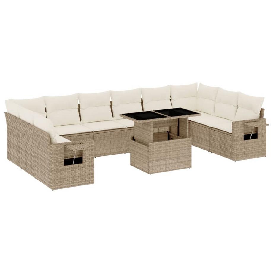 Garten sofagarnitur poly-rattan