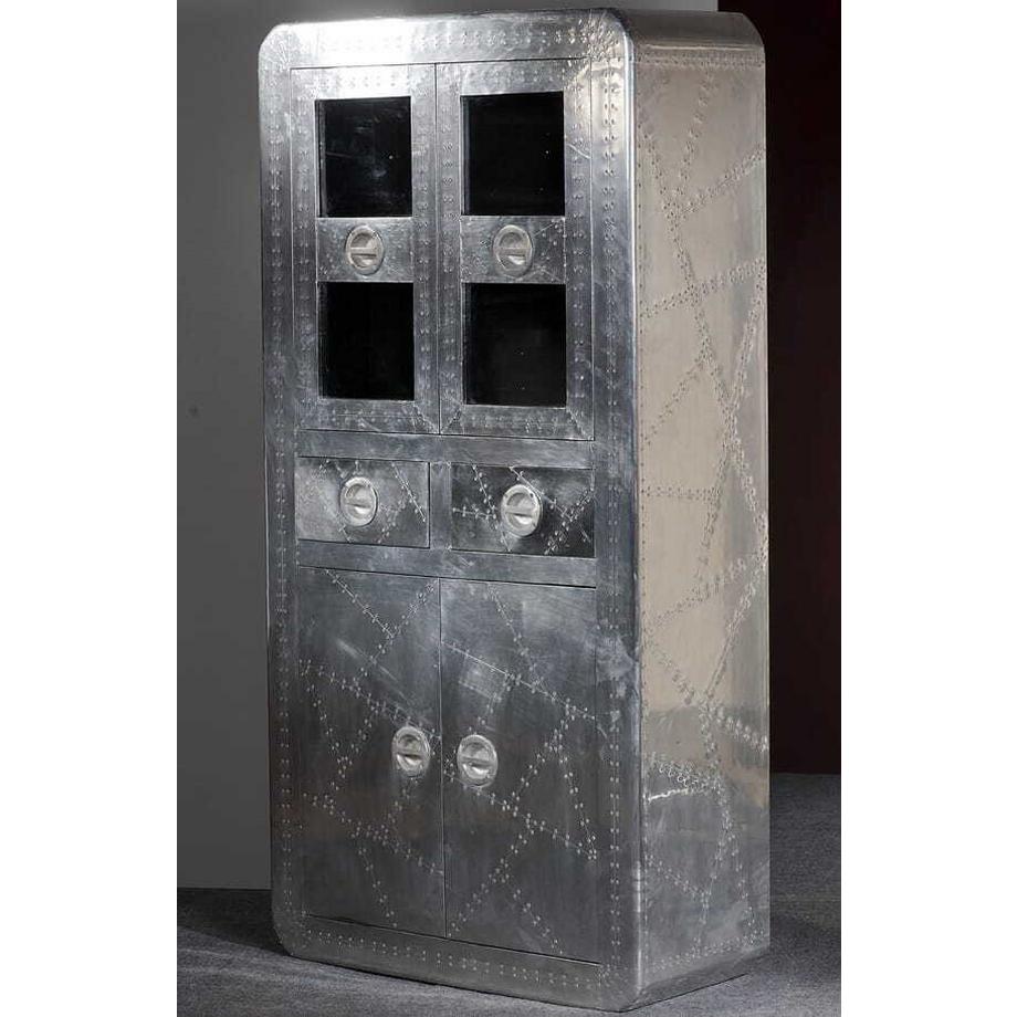 mutoni Vitrine Aero silber 40x90  