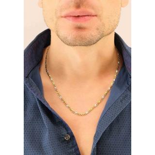 MUAU Schmuck  Collier Carrera Bicolor Gelb-/Weissgold 750, 3.5mm, 60cm 