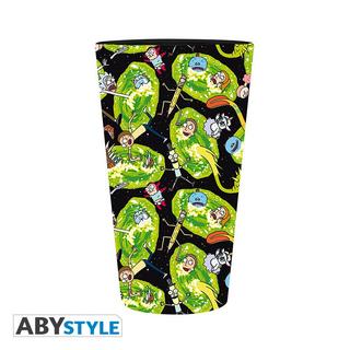Abystyle Verre - XXL - Rick & Morty - Portails  