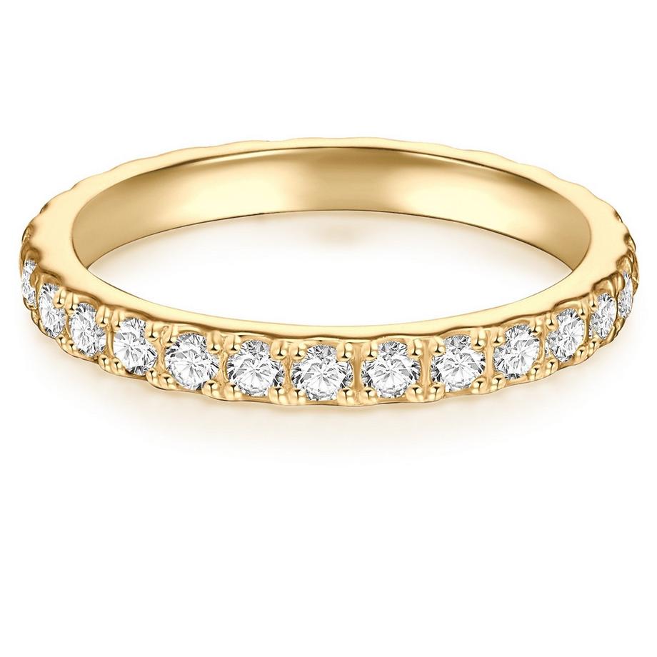Bague Mémoire Argent Sterling Zirconium