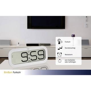 TFA Dostmann Radiocontrollato Orologio da parete 28 mm x 321 mm x 140 mm Bianco  