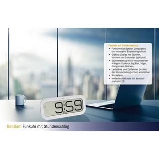 TFA Dostmann Radiocontrollato Orologio da parete 28 mm x 321 mm x 140 mm Bianco  