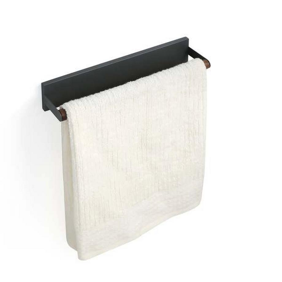 Forster Home Portasciugamani magnetico noce  