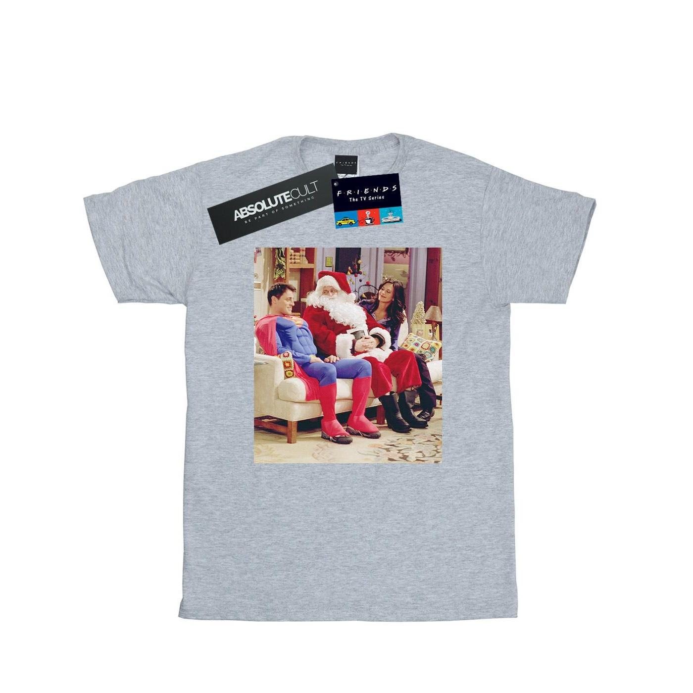 Image of Couch Santa Tshirt Herren Grau XL