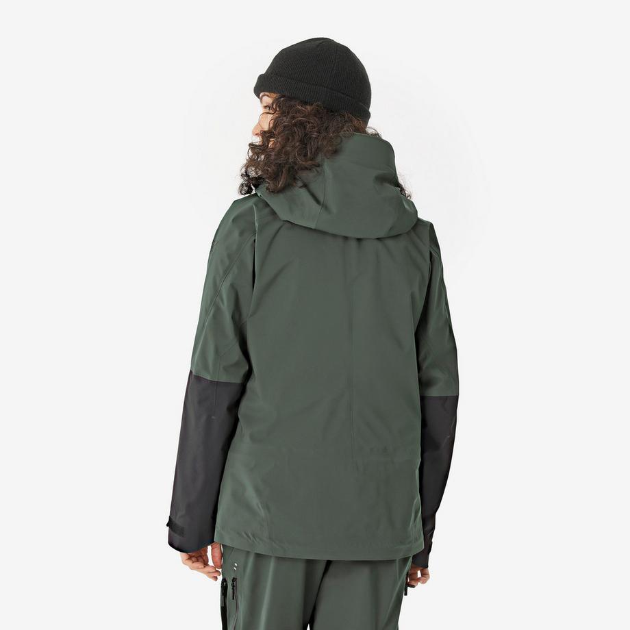 SIMOND  Veste de ski de randonnée imperméable femme, Wilder kaki 