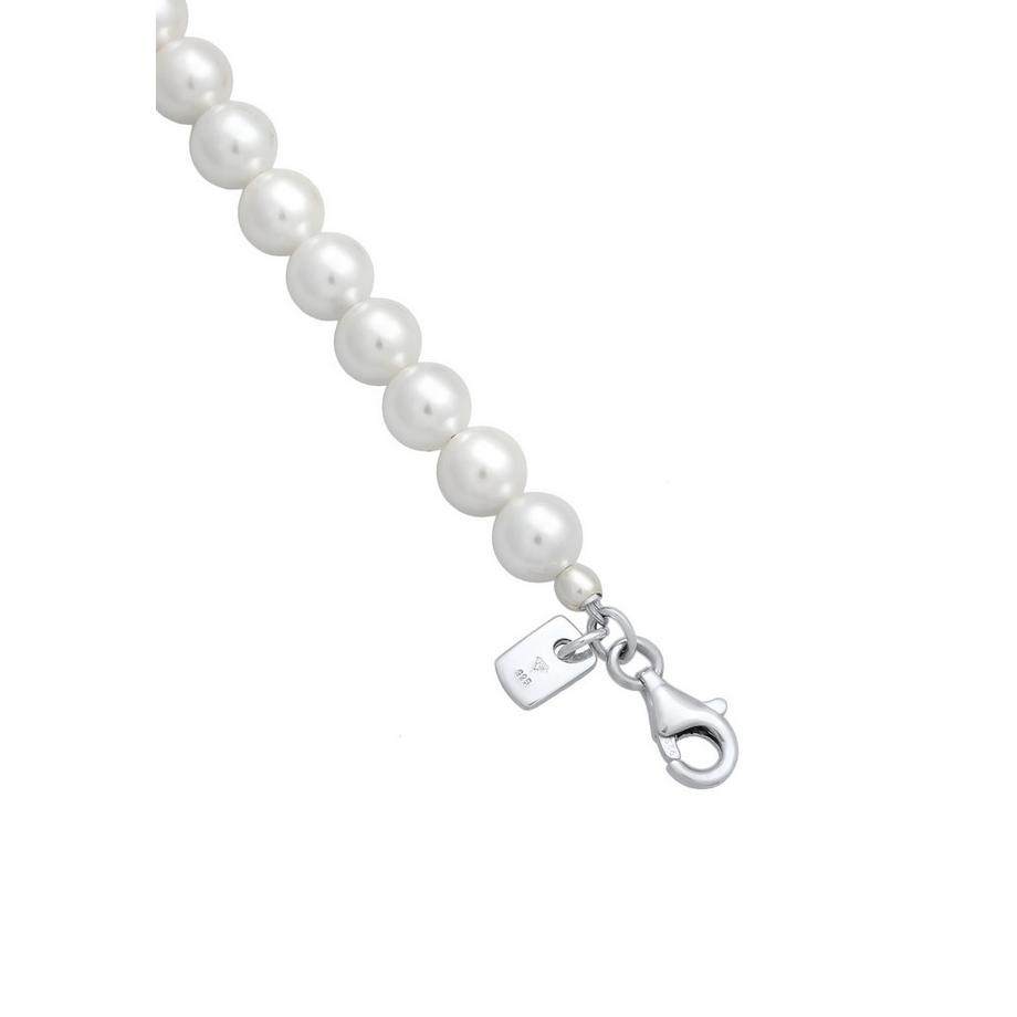 Kuzzoi  Collier Collier Argent Homme Perle Coquillage 925 Sterling Silver 