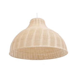 Beliani Lampe suspension en Rotin Traditionnel MILLIAN  