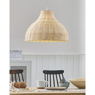 Beliani Lampe suspension en Rotin Traditionnel MILLIAN  