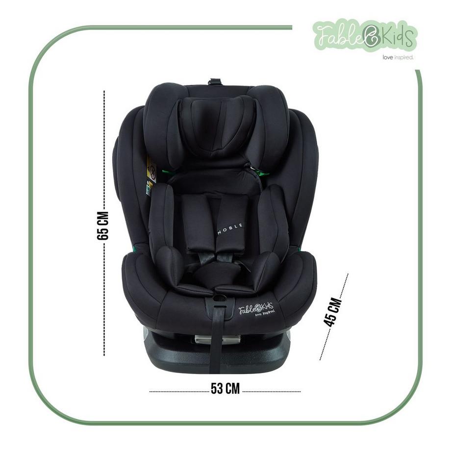FableKids  Seggiolino auto per bambini Ruotabile a 360° Isofix 