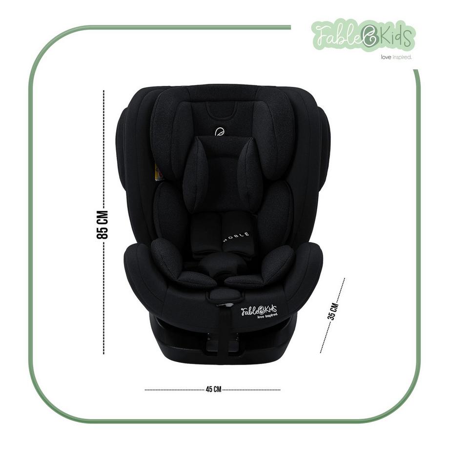 FableKids  Seggiolino auto per bambini Ruotabile a 360° Isofix 