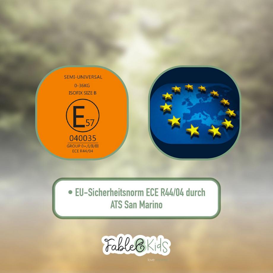 FableKids  Seggiolino auto per bambini Ruotabile a 360° Isofix 