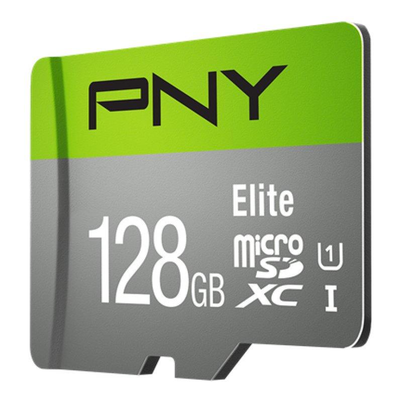 PNY  Elite (microSDXC, 128GB, U1, UHS-I) 