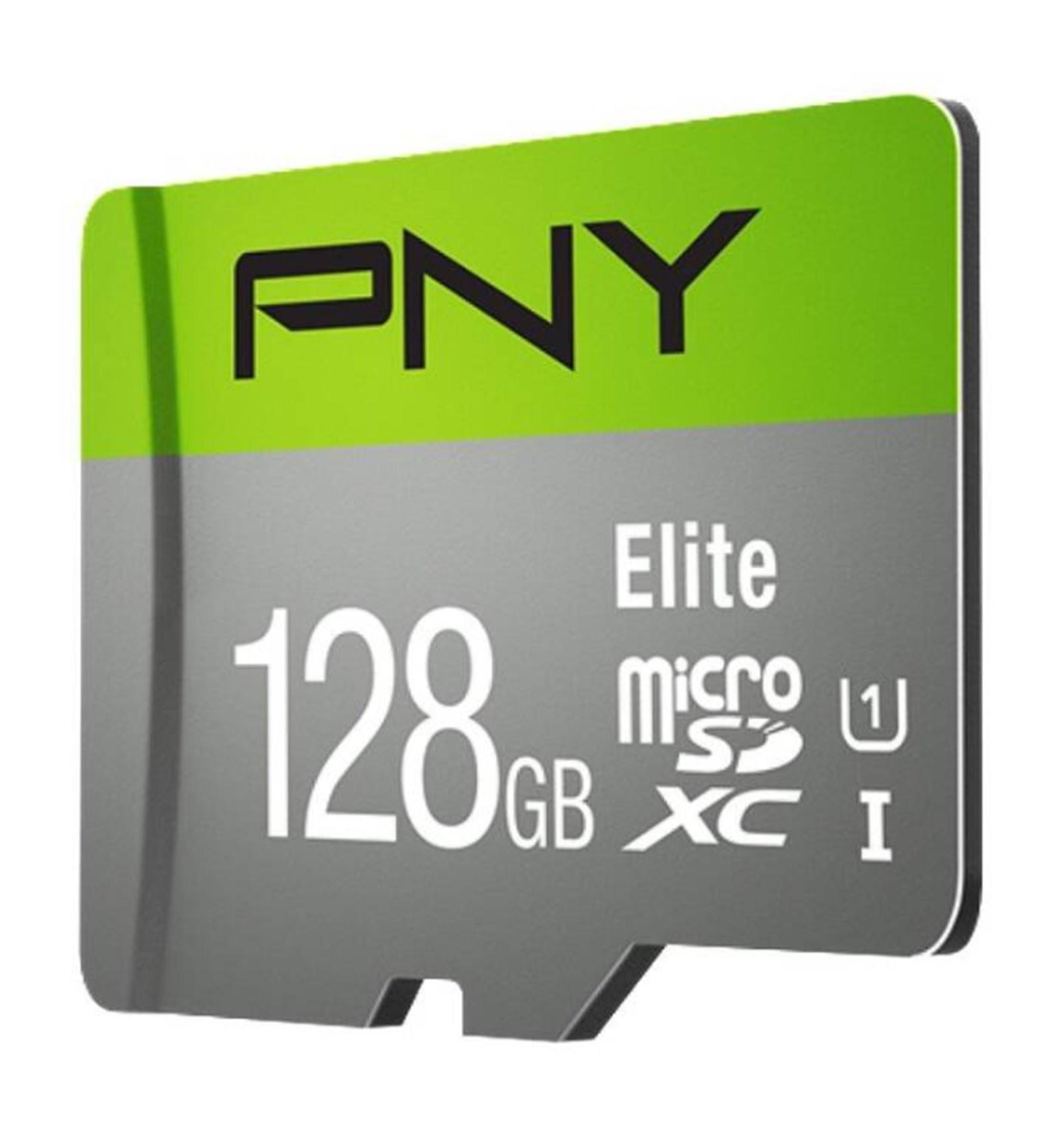 PNY  Elite (microSDXC, 128GB, U1, UHS-I) 
