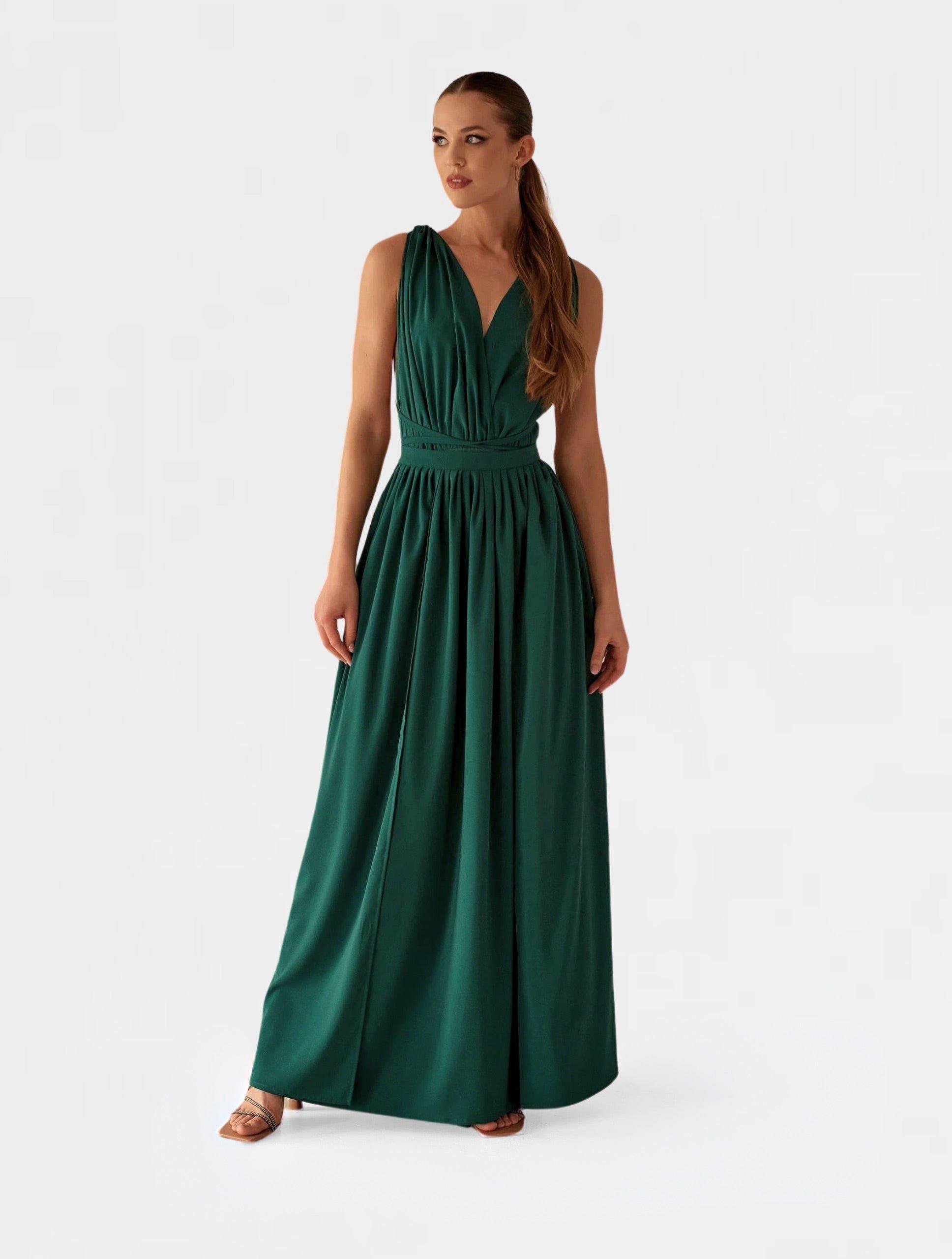 Image of Cara Maxi Kleid Damen Grün S