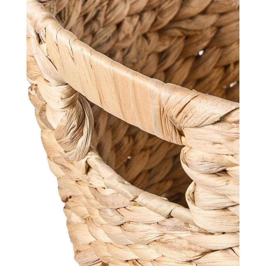 Beliani Korb en Fibre de jacinthe d'eau Boho RENNE  