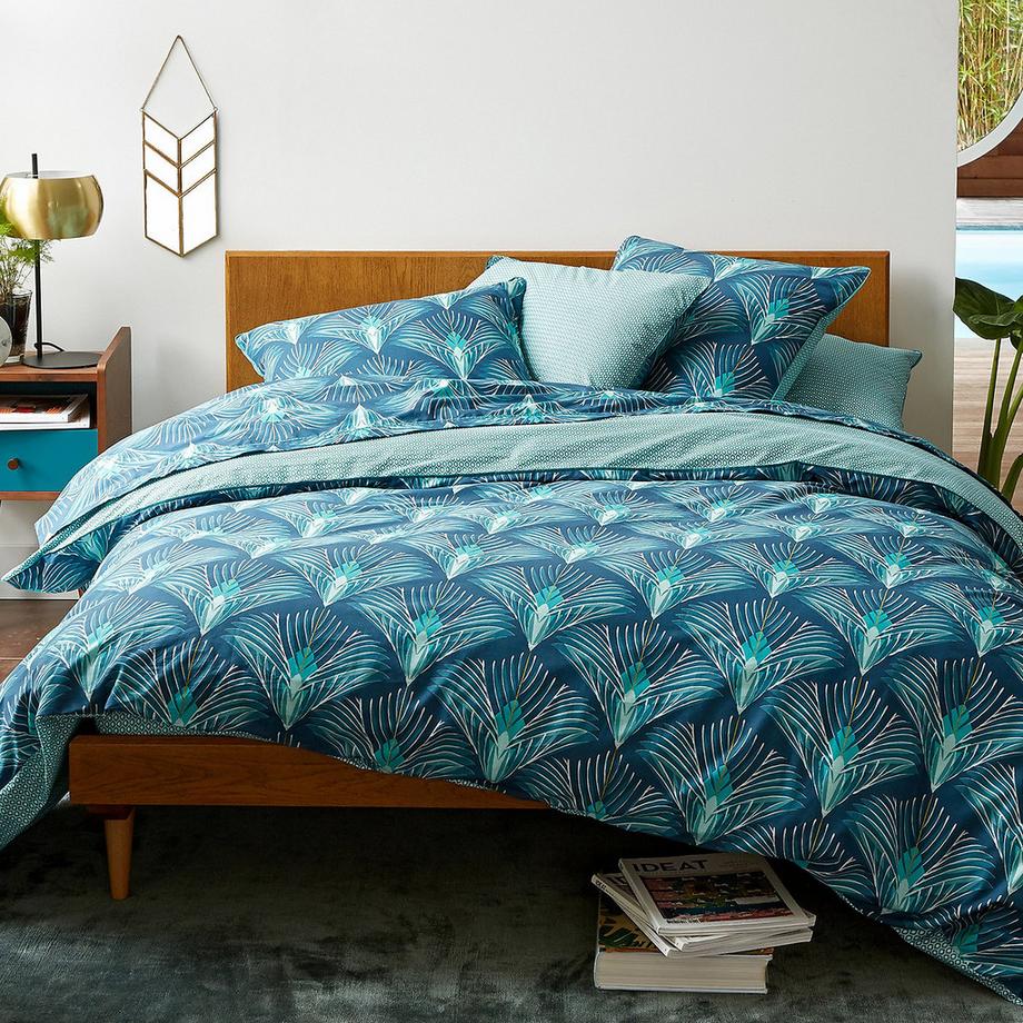 La Redoute Intérieurs Housse de couette percale de coton Pampelune  