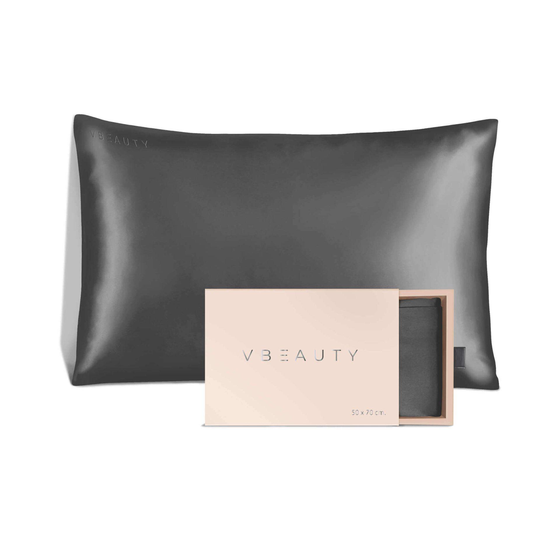 Image of Beauty Seidenkissenbezug Anthrazit Beauty Seidenkissenbezug Anthrazit