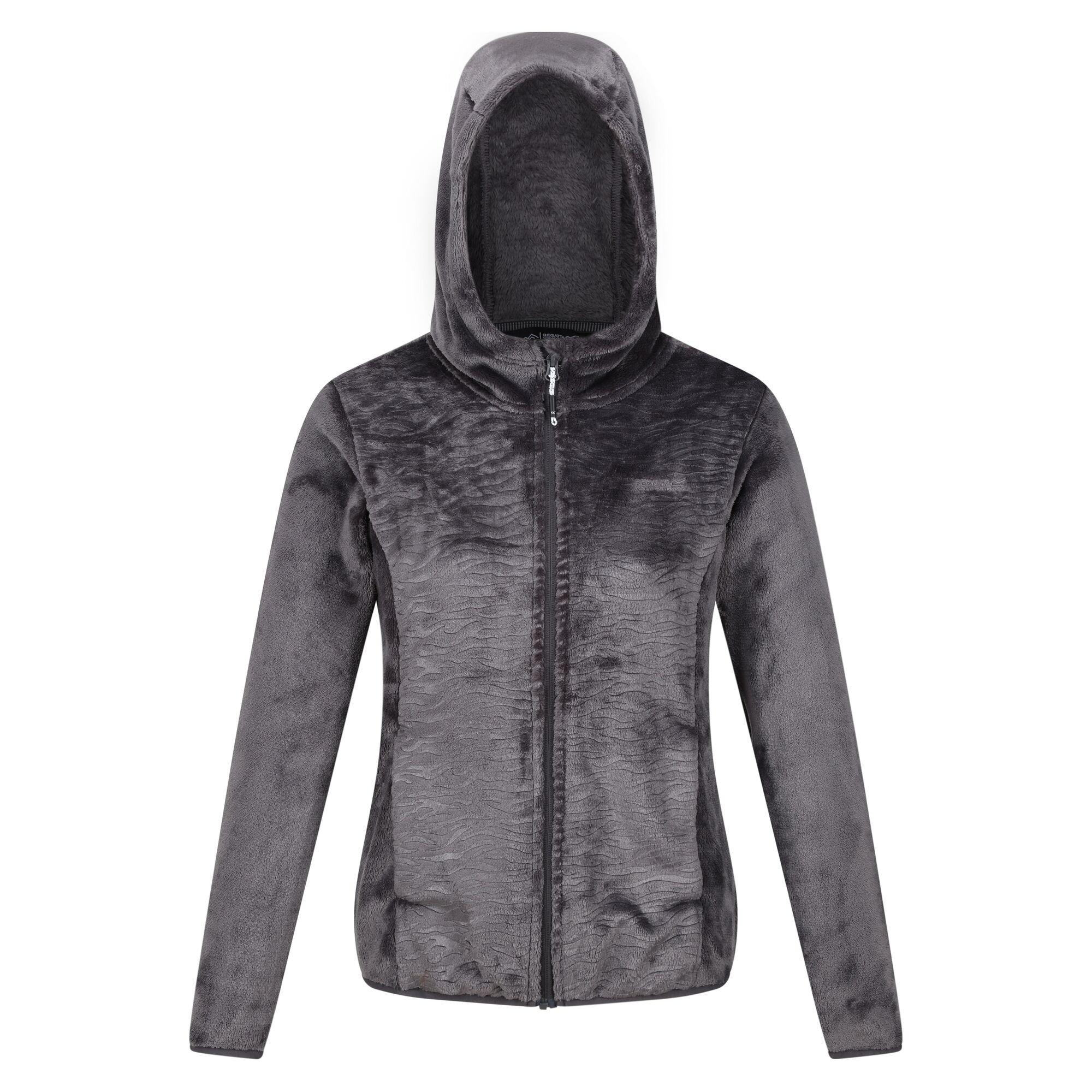 Image of Julissa Iii Fleecejacke Durchgehender Reißverschluss Damen Grau 36