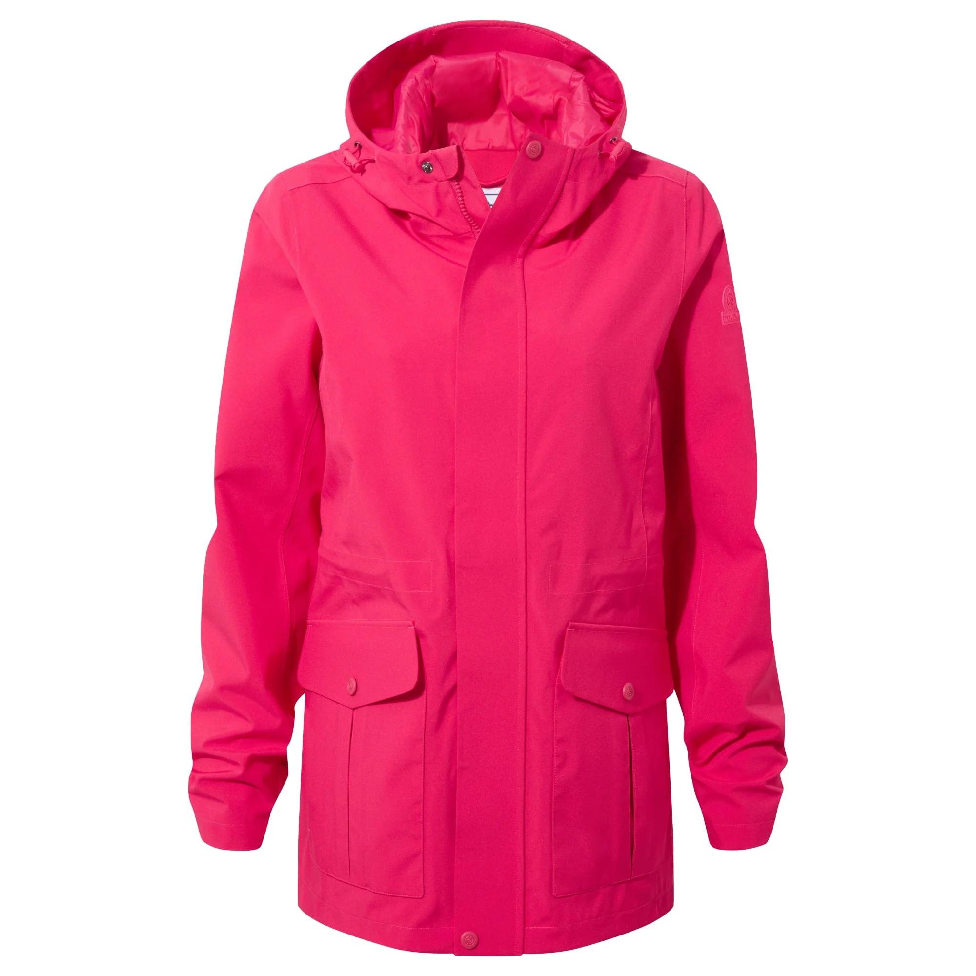 Image of Burradon Jacke, Wasserfest Unisex Dunkelrosa 50