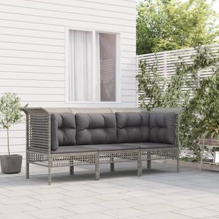 VidaXL set salotto da giardino Polirattan  