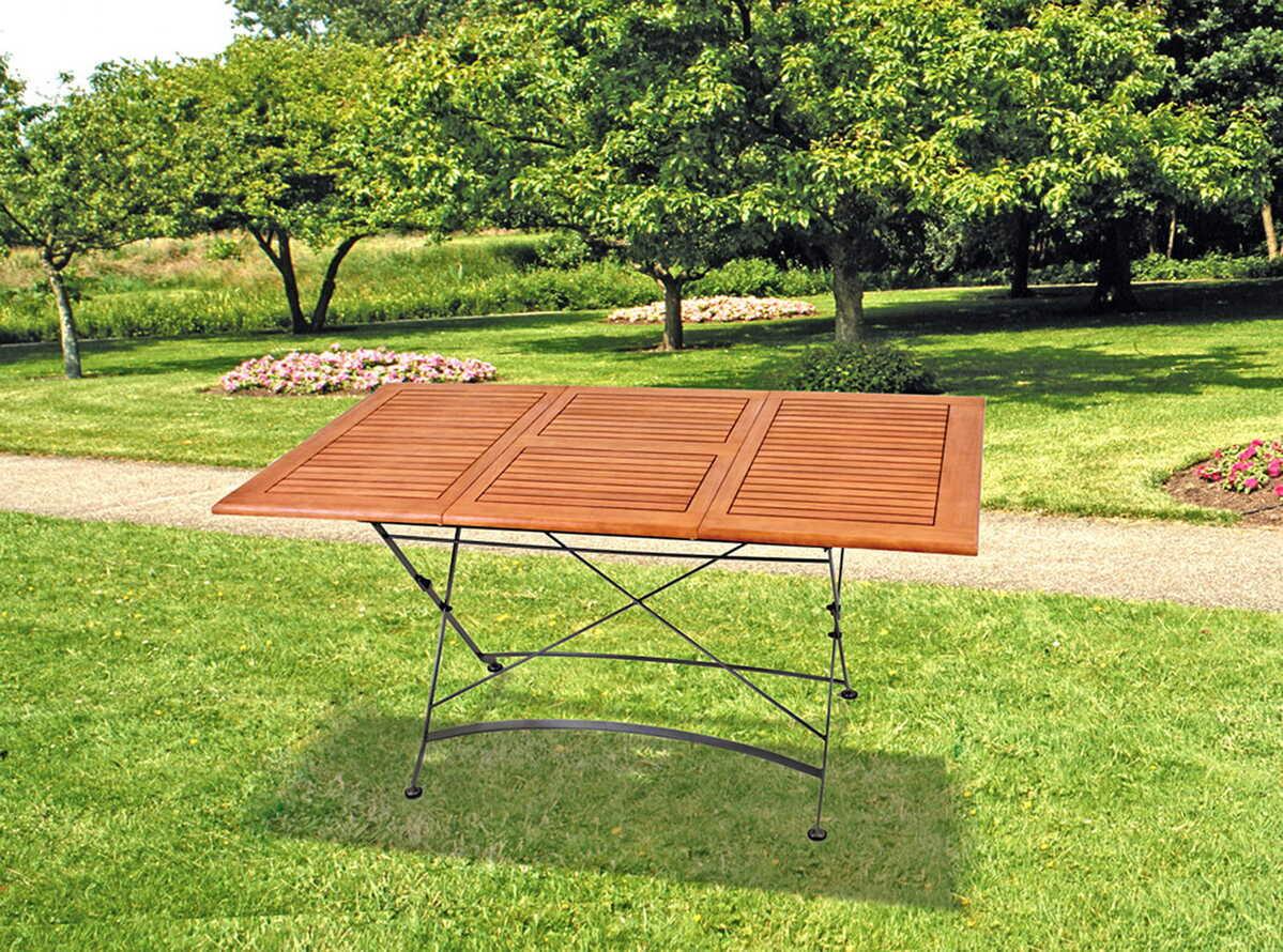 mutoni pleasure Garten Ausziehtisch Wien Eukalyptus natur 100-150x90  