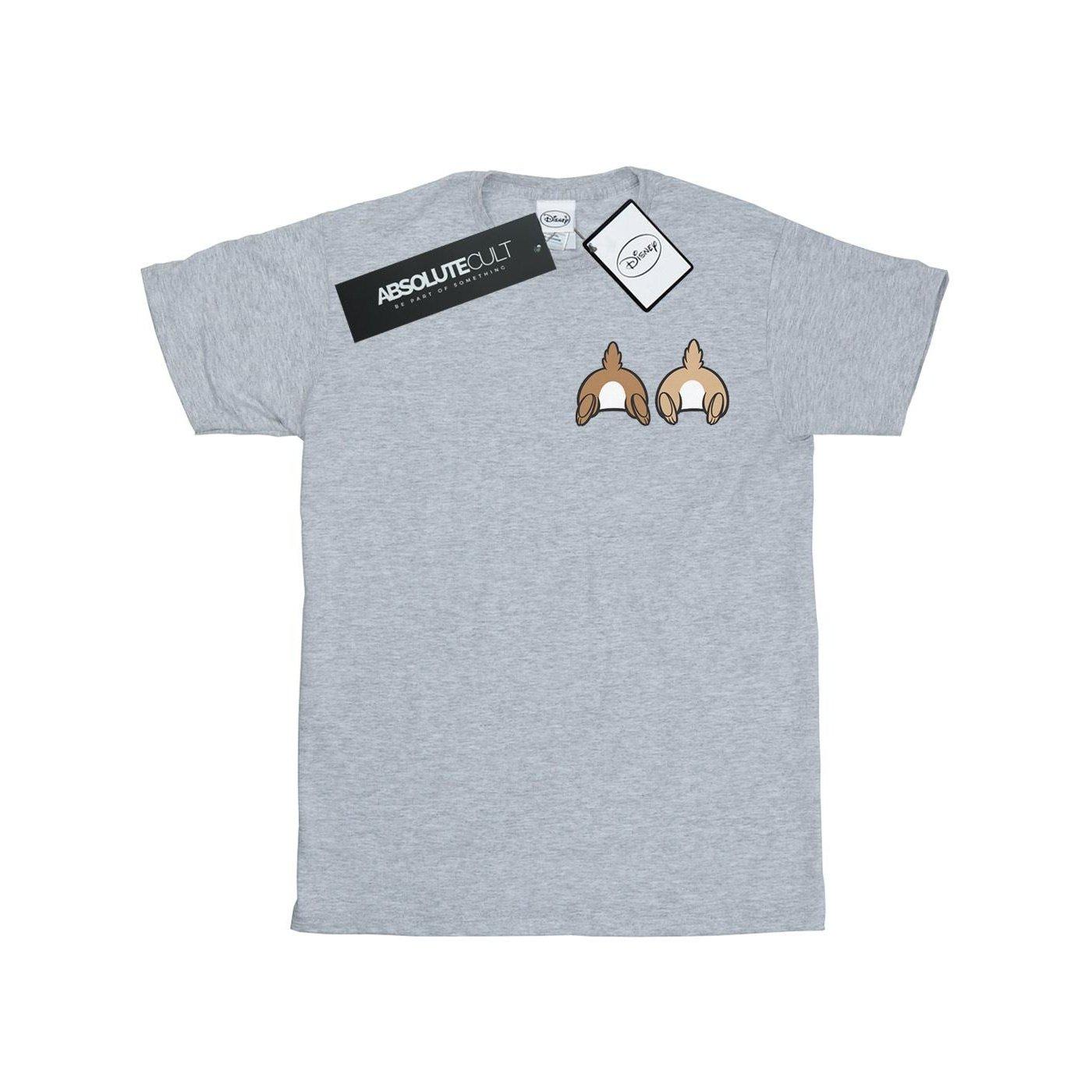 Image of Chip N Dale Backside Breast Print Tshirt Unisex Grau 140/146