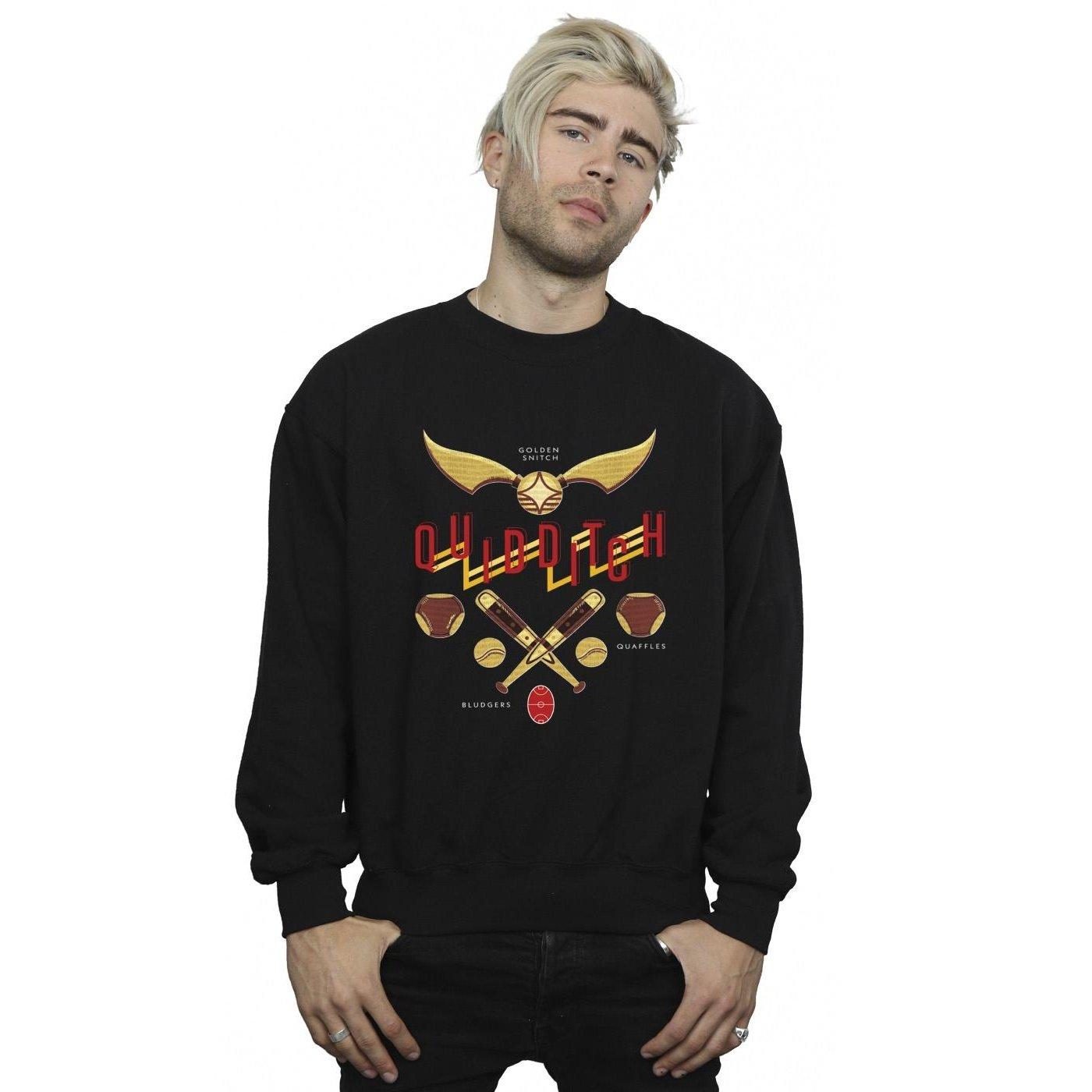 Harry Potter  Sweatshirt en coton Quidditch avec le mouchard d'or 