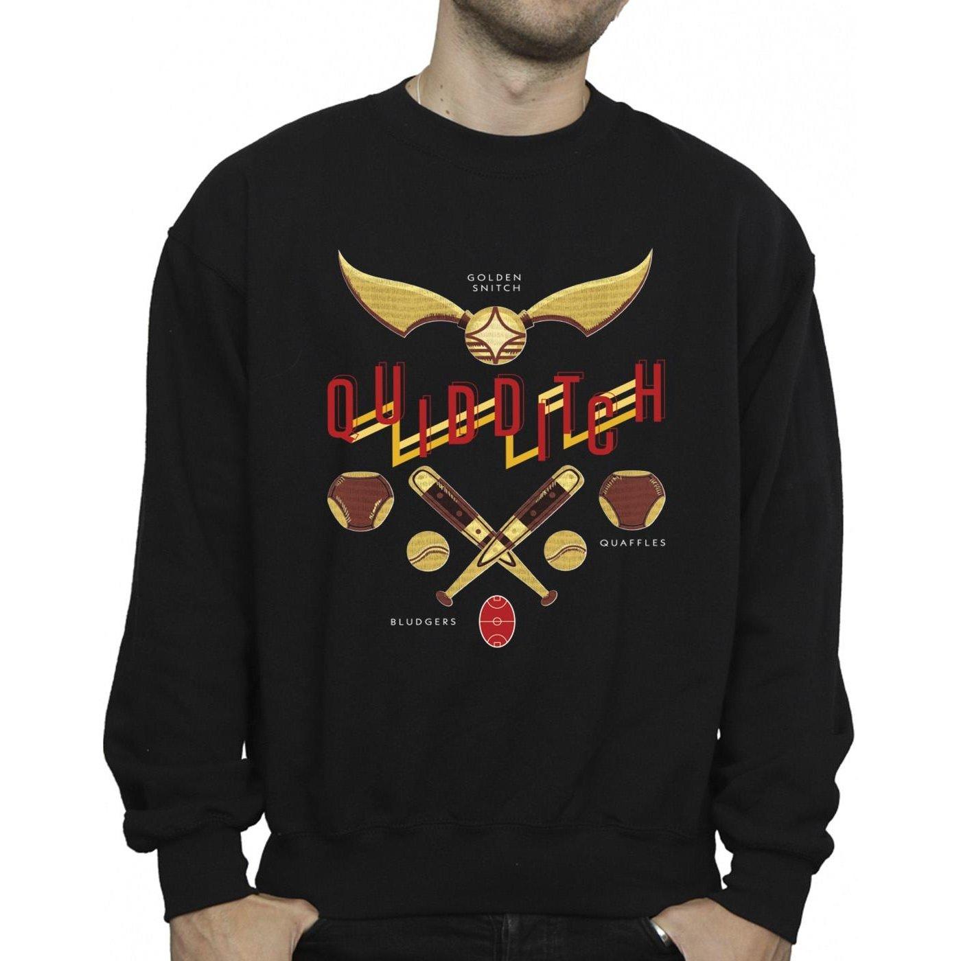 Harry Potter  Sweatshirt en coton Quidditch avec le mouchard d'or 