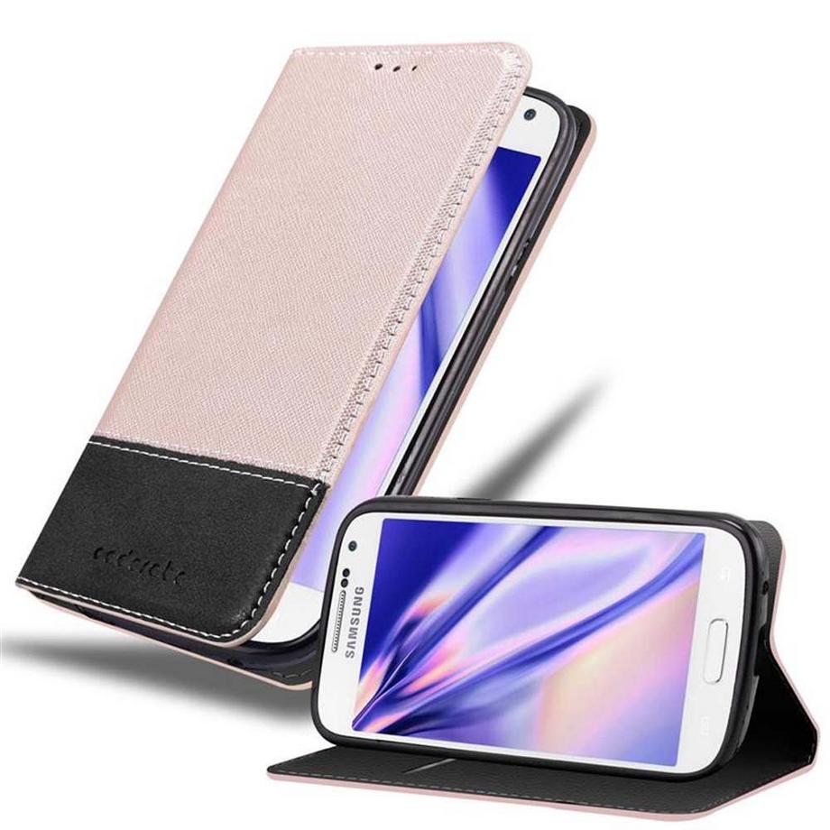 Cadorabo  Housse compatible avec Samsung Galaxy S4 MINI - Coque de protection avec fermeture magnétique, fonction de support et compartiment pour carte 