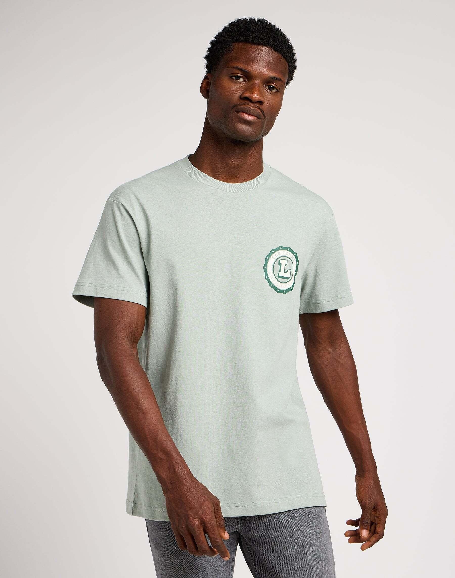 Image of T-shirts Varsity Tee Herren Hellgrün L